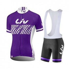 Tenue Cycliste et Cuissard à Bretelles 2017 CCC Liv Femme N003